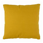 Подушка декоративная хлопковая горчичного цвета с абстрактным принтом Elysian Flow Sunset варинант исполнения - 2 | Loft Concept в Казани