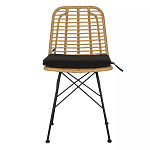 Стул с ротанговым плетением Wicker Stool без подлокотников варинант исполнения - 1 | Loft Concept в Казани