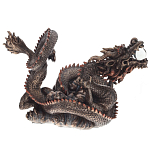 Декоративная статуэтка Дракон Фуцанлун Fuzanglong Dragon Brown Statuette варинант исполнения - 1 | Loft Concept в Казани