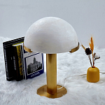 Настольная лампа c абажуром в форме купола из натурального камня  Heavenly Harmony варинант исполнения - 4 | Loft Concept в Казани