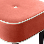 Квадратный мягкий пуф на черных ножках Winton Pouf Square варинант исполнения - 16 | Loft Concept в Казани