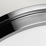 Потолочный светильник для ванных комнат цвета хром с вытянутым плафоном из молочного стекла Feiss варинант исполнения - 4 | Loft Concept в Казани