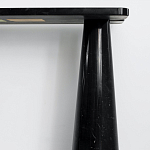 Консоль чёрная на 2-х конусообразных ножках Eros варинант исполнения - 3 | Loft Concept в Казани