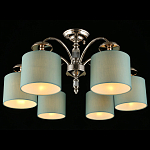 Люстра потолочная Nikoletta с бирюзовым плафоном варинант исполнения - 1 | Loft Concept в Казани