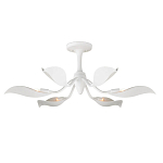 Потолочный светильник с плафонами в виде белых лепестков Delicate Flower варинант исполнения - 2 | Loft Concept в Казани