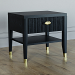 Прикроватная тумбочка с ящиком Elsa Dreams Black варинант исполнения - 1 | Loft Concept в Казани