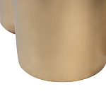 Стол журнальный круглый керамогранит белый Keramos варинант исполнения - 4 | Loft Concept в Казани