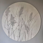 Ботаническое панно Тростник 3 варинант исполнения - 1 | Loft Concept в Казани