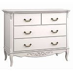 Комод белый из массива бука в стиле прованс White Provence варинант исполнения - 2 | Loft Concept в Казани