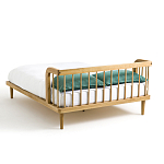 Кровать из массива дуба с пружинным блоком Mateta варинант исполнения - 4 | Loft Concept в Казани