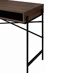 Стол рабочий в стиле лофт с ящиком и нишей для хранения Urban Style Space 2 варинант исполнения - 5 | Loft Concept в Казани