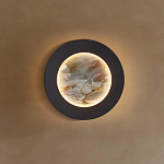 Бра в форме диска цвета латунь Brass Borders варинант исполнения - 5 | Loft Concept в Казани