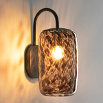 Бра с плафоном из янтарного стекла Amber Olmos Wall Lamp варинант исполнения - 3 | Loft Concept в Казани