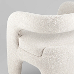 Кресло дизайнерское для лаунж зоны жемчужного цвета Pearl Lounge варинант исполнения - 5 | Loft Concept в Казани