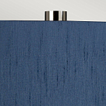 Настольная лампа с цилиндрическим абажуром и прозрачным стеклянным основанием Quintiesse варинант исполнения - 10 | Loft Concept в Казани