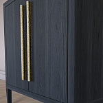 Современный Буфет Primo с 2 дверцами Черный дуб варинант исполнения - 5 | Loft Concept в Казани