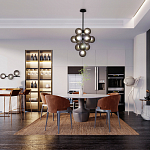 Люстра в форме виноградой грозди Inflorescence варинант исполнения - 4 | Loft Concept в Казани