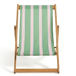 Шезлонг из акации и ткани Argentina варинант исполнения - 4 | Loft Concept в Казани