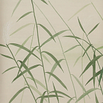 Обои ручная роспись Wild Grasses Special Colourway on Bleached Silver slub silk варинант исполнения - 1 | Loft Concept в Казани