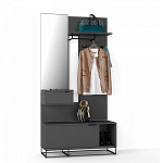 Вешалка настенная цвета графит Strict Lines варинант исполнения - 2 | Loft Concept в Казани