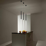 Подвсеной светильник светодиодный металлический цилиндрической формы Высота 100 см Trumpet tube варинант исполнения - 5 | Loft Concept в Казани