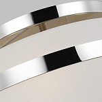 Потолочный светильник с белым тканевым абажуром Generation Lighting варинант исполнения - 3 | Loft Concept в Казани