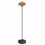 Торшер с куполообразным абажуром на чёрном мраморном основании Riverside Floor Lamp варинант исполнения - 2 | Loft Concept в Казани