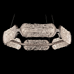 Люстра кольцевая с текстурным природным рисунком IceFlame варинант исполнения - 7 | Loft Concept в Казани