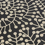 Подушка декоративная черного цвета Blossom Essence Grace варинант исполнения - 4 | Loft Concept в Казани