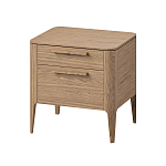 Тумба прикроватная с 2-мя выдвижными ящиками из массива дуба Type oak варинант исполнения - 1 | Loft Concept в Казани