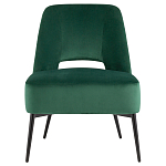 Мягкое кресло в зеленом велюре ALBA варинант исполнения - 2 | Loft Concept в Казани