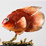 Статуэтка декоративная Рыбка-попугай Inhabitants of the Seas варинант исполнения - 5 | Loft Concept в Казани