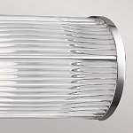 Бра для ванных комнат горизонтальное с 2-мя прозрачными рифлеными цилиндрическими плафонами Feiss варинант исполнения - 4 | Loft Concept в Казани