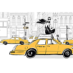 Megan Hess. New york: through a fashion eye варинант исполнения - 4 | Loft Concept в Казани