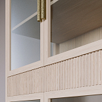 Витрина Primo со стеклянными фасадами и 2 ящиками Светлый дуб варинант исполнения - 6 | Loft Concept в Казани