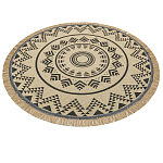 Ковер круглый из комбинированного состава Fantasy варинант исполнения - 3 | Loft Concept в Казани