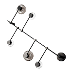 Бра с 5-ю плафонами разного диаметра и цвета Polyhedron варинант исполнения - 2 | Loft Concept в Казани