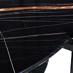 Стол журнальный круглый черный с полкой Inherence варинант исполнения - 3 | Loft Concept в Казани