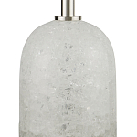 Настольная лампа с высоким тканевым абажуром Cracked Base варинант исполнения - 1 | Loft Concept в Казани