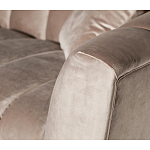 Диван трехместный велюровый серый Island of Comfort варинант исполнения - 3 | Loft Concept в Казани