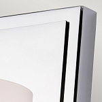 Бра для ванных комнат с белым цилиндрическим плафоном на прямоугольном основании цвета хром Feiss варинант исполнения - 2 | Loft Concept в Казани