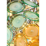 Люстра с каскадом из разноцветных круглых подвесов Key Lustar варинант исполнения - 3 | Loft Concept в Казани