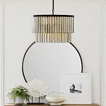 Люстра круглая с подвесками из натурального перламутра Nacre варинант исполнения - 2 | Loft Concept в Казани