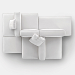 Модульный диван трансформер Harn в стиле минимализм  варинант исполнения - 2 | Loft Concept в Казани