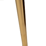 Стул бежевый из экокожи на золотых ножках Attribute of Elegance варинант исполнения - 5 | Loft Concept в Казани