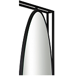 Зеркало овальное в металлической оправе в стиле лофт Urban Style Space варинант исполнения - 2 | Loft Concept в Казани