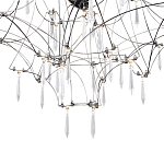 Потолочный светильник с тонким металлическим каркасом цвета хром Quasar варинант исполнения - 4 | Loft Concept в Казани