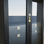 Дизайнерский шкаф витрина Elsa Dreams Black с 4-мя ящиками варинант исполнения - 4 | Loft Concept в Казани