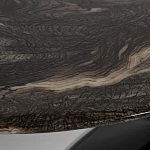 Стол журнальный овальный с столешницей из искусственного мрамора Alonso Gloss варинант исполнения - 3 | Loft Concept в Казани