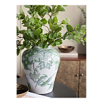 Ваза с зелеными цветочными и птичьими мотивами Vase Inspired by Nature варинант исполнения - 5 | Loft Concept в Казани